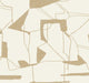 Abstract Geo Cream & Gold Modern Metals Wallpaper by York Wallcoverings