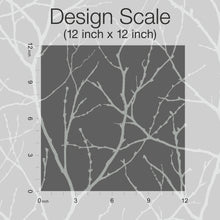 MD7125 Trees Silhouette Charcoal & Silver Modern Metals Wallpaper by York Wallcoverings