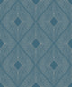 Harlowe Blue & Silver Modern Metals Wallpaper by York Wallcoverings