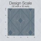 MD7131 Harlowe Blue & Silver Modern Metals Wallpaper by York Wallcoverings