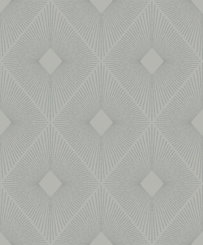 MD7132 Harlowe Light Grey & Silver Modern Metals Wallpaper by York Wallcoverings