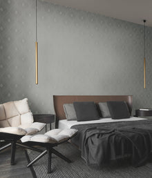 MD7132 Harlowe Light Grey & Silver Modern Metals Wallpaper by York Wallcoverings