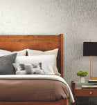 MD7151 Metallic Cascade Cream & Silver Modern Metals Wallpaper by York Wallcoverings
