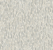 MD7151 Metallic Cascade Cream & Silver Modern Metals Wallpaper by York Wallcoverings