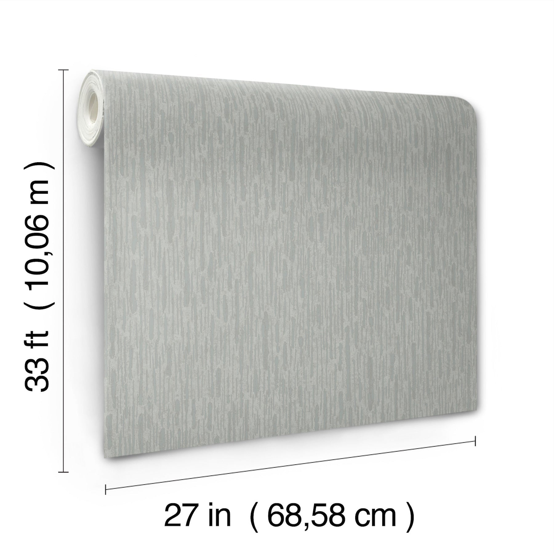 MD7154 Metallic Cascade Spa & Silver Modern Metals Wallpaper by York Wallcoverings