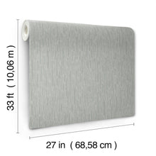 MD7154 Metallic Cascade Spa & Silver Modern Metals Wallpaper by York Wallcoverings