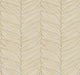 Luminous Leaves Neutral & Gold Modern Metals Wallpaper by York Wallcoverings