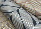 MD7164 Luminous Leaves Grey & Gold Modern Metals Wallpaper by York Wallcoverings