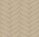 Luminous Leaves Grey & Gold Modern Metals Wallpaper by York Wallcoverings