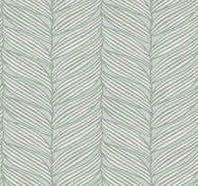 MD7165 Luminous Leaves Spa & Silver Modern Metals Wallpaper by York Wallcoverings