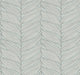 Luminous Leaves Spa & Silver Modern Metals Wallpaper by York Wallcoverings