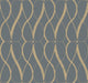 Graceful Geo Smoke & Gold Modern Metals Wallpaper by York Wallcoverings