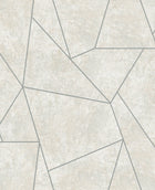 MD7183 Nazca Neutral & Silver Modern Metals Wallpaper by York Wallcoverings
