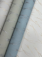 MD7191 Sprigs Light Grey & Gold Modern Metals Wallpaper by York Wallcoverings