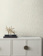 MD7192 Sprigs Cream & Gold Modern Metals Wallpaper by York Wallcoverings