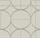 Sun Circles Taupe & Silver Modern Metals Wallpaper by York Wallcoverings