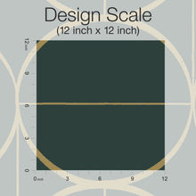 MD7203 Sun Circles Emerald & Gold Modern Metals Wallpaper by York Wallcoverings