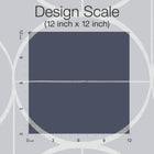 MD7204 Sun Circles Blue & Silver Modern Metals Wallpaper by York Wallcoverings