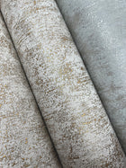 MD7211 Shimmering Patina Neutral & Gold Modern Metals Wallpaper by York Wallcoverings