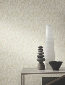 MD7211 Shimmering Patina Neutral & Gold Modern Metals Wallpaper by York Wallcoverings