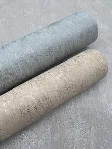 MD7212 Shimmering Patina Spa & Silver Modern Metals Wallpaper by York Wallcoverings