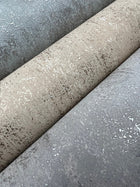 MD7212 Shimmering Patina Spa & Silver Modern Metals Wallpaper by York Wallcoverings