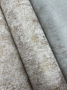 MD7212 Shimmering Patina Spa & Silver Modern Metals Wallpaper by York Wallcoverings