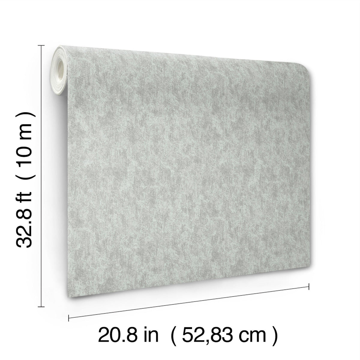 MD7212 Shimmering Patina Spa & Silver Modern Metals Wallpaper by York Wallcoverings