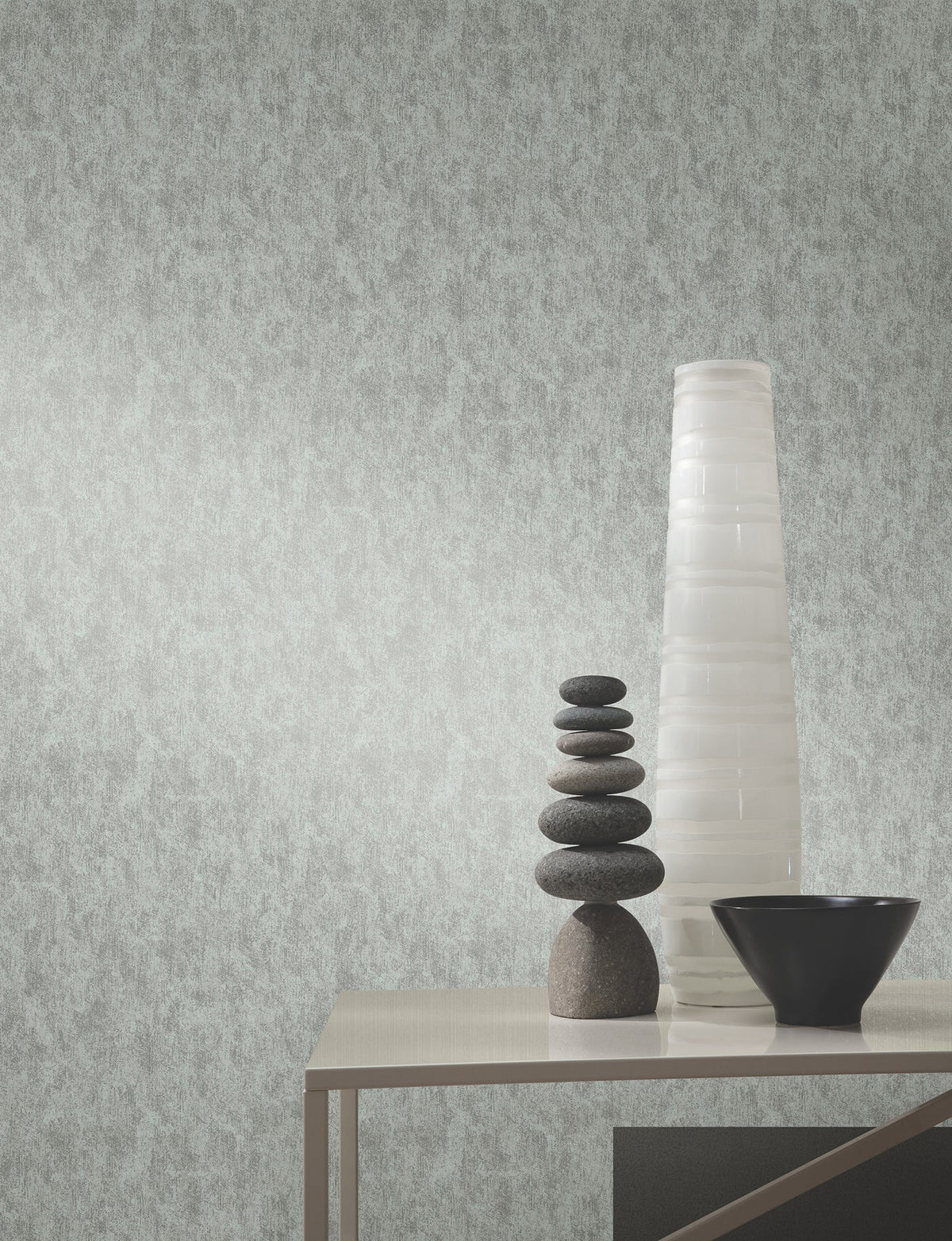 MD7212 Shimmering Patina Spa & Silver Modern Metals Wallpaper by York Wallcoverings