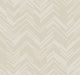 Polished Chevron Cream & Gold Modern Metals Wallpaper by York Wallcoverings
