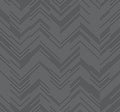 Polished Chevron Charcoal & Silver Modern Metals Wallpaper by York Wallcoverings