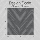 MD7226 Polished Chevron Charcoal & Silver Modern Metals Wallpaper by York Wallcoverings