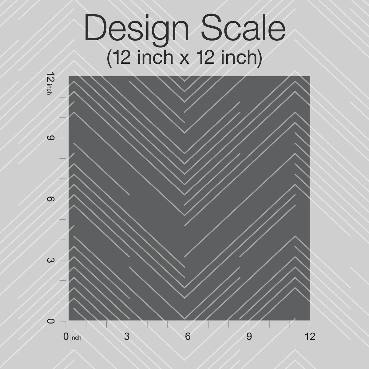 MD7226 Polished Chevron Charcoal & Silver Modern Metals Wallpaper by York Wallcoverings