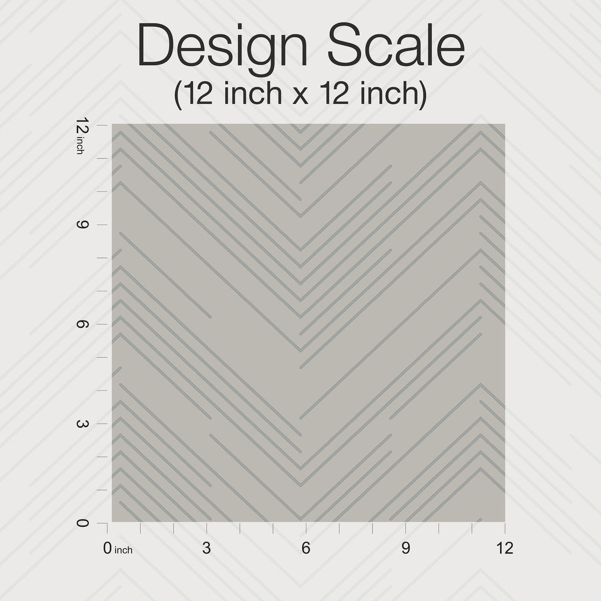 MD7227 Polished Chevron Taupe & Silver Modern Metals Wallpaper by York Wallcoverings