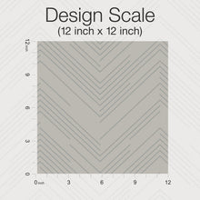 MD7227 Polished Chevron Taupe & Silver Modern Metals Wallpaper by York Wallcoverings