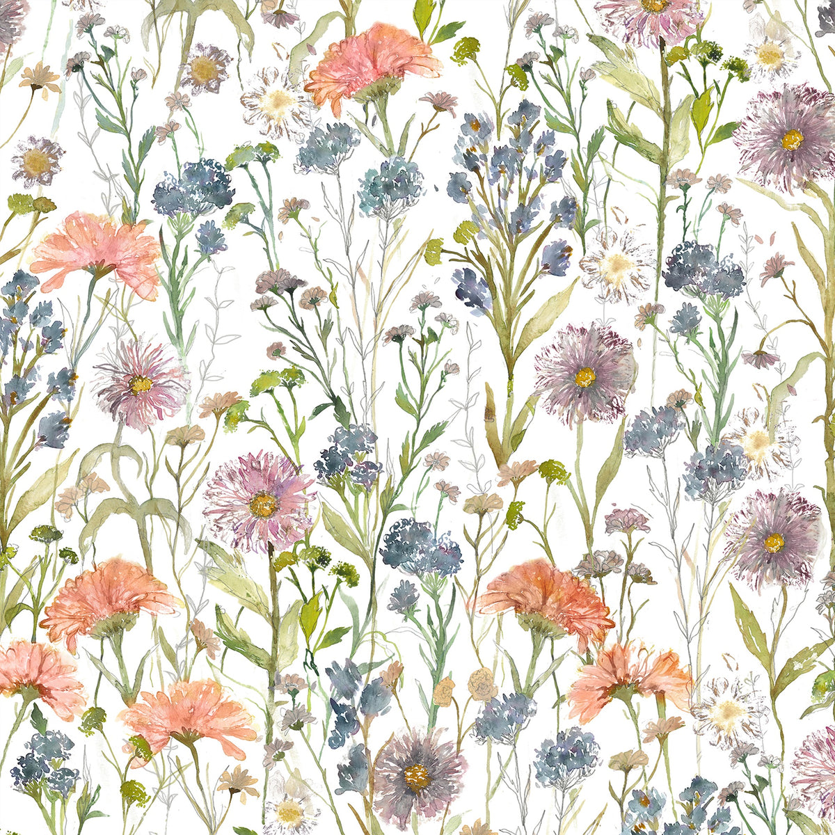 Medmerry Apricot Wallpaper by Voyage Maison | MEDMERR/WPO/APR