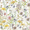 Medmerry Linen Botanical Stories Wallpaper by Voyage Maison