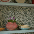 217185 Emery's Willow Emery Walker's House Citrus Stone Wallpaper by Morris & Co