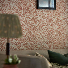 217186 Emery's Willow Emery Walker's House Chrysanthemum Pink Wallpaper by Morris & Co