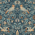 Bird Emery Walker's House Webb's Blue Wallpaper by Morris & Co