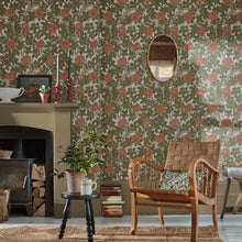 217207 Rambling Rose Emery Walker's House Twining Vine Wallpaper by Morris & Co