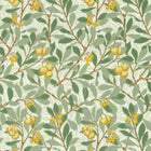 217356 Arbutus Morris & Friends Sage and Lemon Wallpaper by Morris & Co