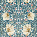 Pimpernel Morris & Friends Woad & Coral Wallpaper by Morris & Co