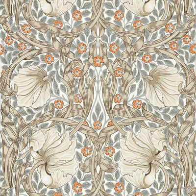 Pimpernel Morris & Friends Linen & Coral Wallpaper by Morris & Co