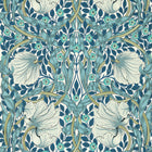 217365 Pimpernel Morris & Friends Cobalt & Mineral Wallpaper by Morris & Co