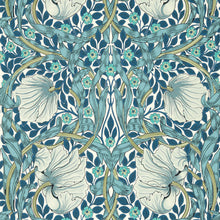 217365 Pimpernel Morris & Friends Cobalt & Mineral Wallpaper by Morris & Co
