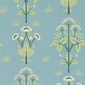 Meadow Sweet Morris & Friends Mineral Blue Wallpaper by Morris & Co