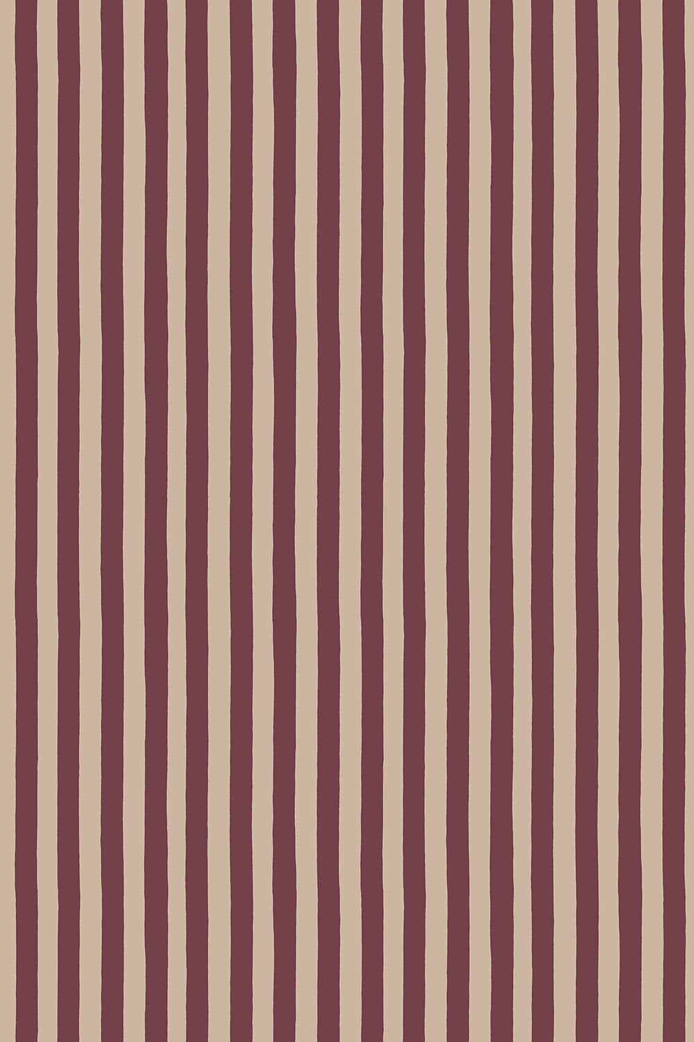 MHP-063-066 Medium Hand Pained Stripe Roll II Wallpaper by Josephine Munsey