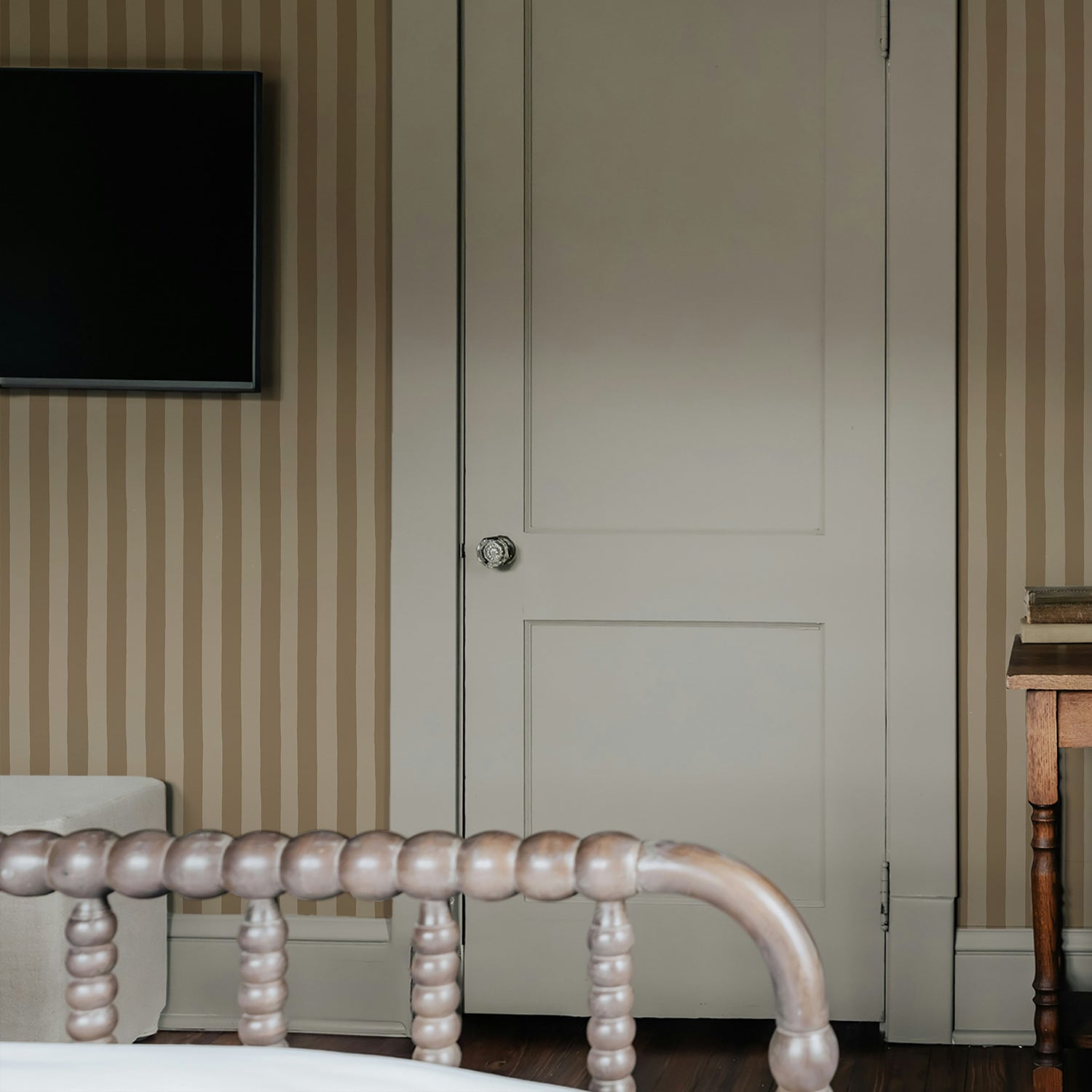 MHP-071-079 Medium Hand Painted Stripe Roll II Wallpaper by Josephine Munsey