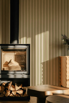 MHP-077-064 Medium Hand Painted Stripe Roll II Wallpaper by Josephine Munsey